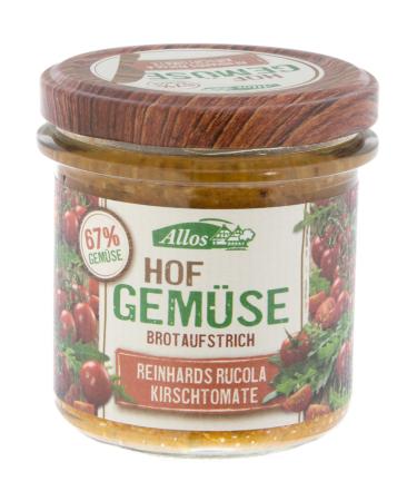 Vegetable paste with cherry tomatoes and rocket. Organic 135 g - Allos