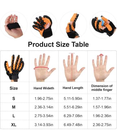  ZTGOJ Rehabilitation Robot Gloves Stroke Hand Therapy Equipment Hemiplegia Rehabilitation Trainer Hand Dysfunction Patients (Left Hand S) - Buy Online on GoSupps.com
