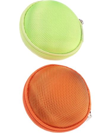 Gleavi 10 Pcs Essential Oil Storage Bags | Perfume & Nail Polish Organizer | Travel Case for Bottles | Light Green & Orange Design - Buy Online on GoSupps.com