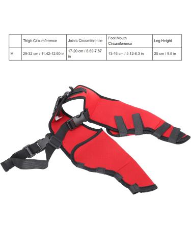 Premium Canine Recovery Knee Support Comfortable Leg Brace for Dogs in Red Medium Ideal for Post Surgery & Injury Protection (M) M Red - Buy Online on GoSupps.com