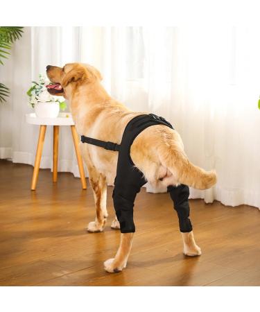 Rear Leg Knee Brace - Dog Leg Support Brace |Dog Acl Knee Brace | Canine Dog Wrist Brace Splint | Dog Hip Brace Support | Rear Leg Knee Brace | Protect Wounds | Prevent Injuries For Small Medium Dogs - Buy Online on GoSupps.com