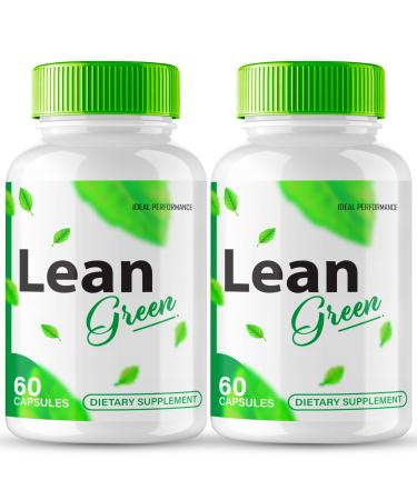 Lean Green Keto Capsules LeanGreen Advanced Formula Supplement Pills - Maximum Strength Lean Green All Natural Keto Pills LeanGreen Capsules Lean Green Pills Reviews (2 Pack)