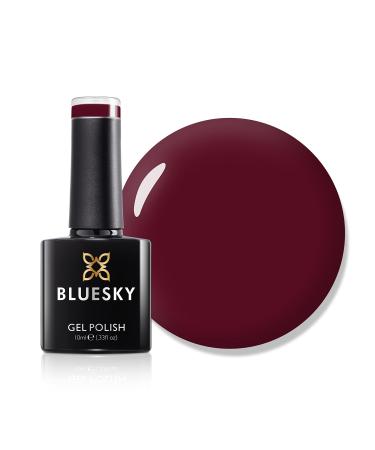 Bluesky Gel Nail Polish AW22 Autumn 2022 Artsy Impact - AW2202 Red Maroon Long Lasting Chip Resistant 10ml (Requires Drying Under UV or LED Lamp) Maroon Red