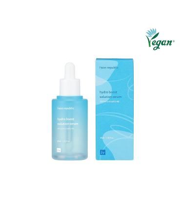 Face Republic Hydro Boost Solution Serum 45mL | Hydrating Hyaluronic Acid for Dry Skin | Anti-Wrinkle & Cruelty-Free | Daily Korean Skin Care - Buy Online on GoSupps.com
