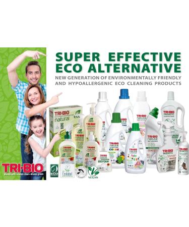 Case of 6 x Tri-Bio Eco Natural WC Toilet Bowl Power Cleaner 710ml Removes Scum & Limescale - Buy Online on GoSupps.com