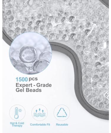 Luxation 2x Eye Mask - Reusable Cooling & Warming Gel Pads for Migraine Relief Dark Circles Headache & Dry Eyes | International Shipping - Buy Online on GoSupps.com