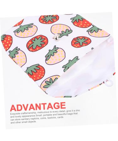 Lurrose 3pcs Napkin & Makeup Storage Travel Organizer Bags - Adorable Period & Tampons Collect Bags for Women - Buy Online on GoSupps.com