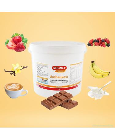 Buy Megamax Building Food Chocolate 7 kg - Protein Powder for Muscle Gain | Low-Fat Carb Drink for Strength & Weight Gain - Buy Online on GoSupps.com