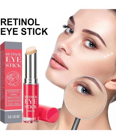 Retinol Eye Stick for Dark Circles Reduces Fine Lines and Dark Circles Under Eye Cream Eye Balm Stick for Women Retinol Eye Stick Eye Cream for Puffiness - Buy Online on GoSupps.com