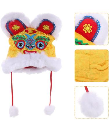 Gadpiparty Kids Bonnet Tiger Hat Bonnets for Babies Chinese Hat Chinese New Year Hat Tiger Year Kids Hat China Baby Yellow - Buy Online on GoSupps.com