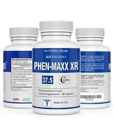 PHEN MAXX XR 37.5 - Pharmaceutical Grade OTC Weight Loss Diet Pills - 60 Capsules - Buy Online on GoSupps.com