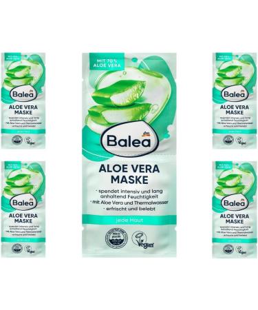Volans Balea Aloe Vera Mask Facial Mask 10x8 ml 80 ml - Buy Online on GoSupps.com
