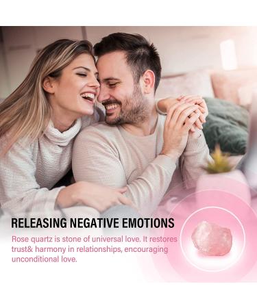 Rose Quartz Crystals Kit for Self-Love and Attracting Love - 28 Pcs Healing Stones Set in Wooden Box for Wicca, Reiki, Yoga Meditation - Buy Online on GoSupps.com