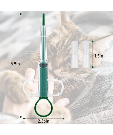 Nuanchu 2 Pieces Pet Pill Plunger Popper for Small Cats Dogs Pill Gun Dispenser Shooter Pet Piller Soft Tip Tablet Syringe Pusher Animal Medicine Feeder for Feeding Accessories (Red Green) - Buy Online on GoSupps.com
