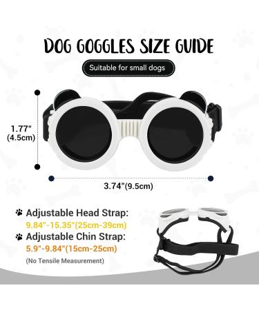 Shop Panda Style UV Glasses for Small Dogs | Eye Protection & Comfort | Windproof & Anti-Fitting Cat Glasses - Buy Online on GoSupps.com