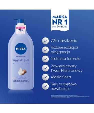 NIVEA Polish NIVEA 5in1 Complete Care Smoothing Body Melk met sheaboter met pomp 625 ml - Buy Online on GoSupps.com