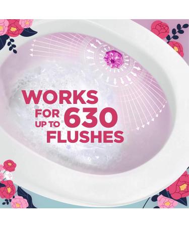 Duck Fresh Discs Toilet Cleaner Twin Pack Refils Sanitising & Descaling Toilet Bowl Gel Kills Germs and Bacteria First Kiss Flowers 72ml - Buy Online on GoSupps.com