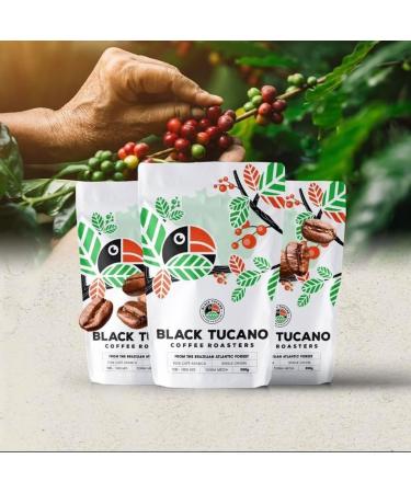 Black Tucano Brazilian Specialty Medium Roast Single Origin Coffee - Premium 86+ Points Whole Bean - 250g 24 Pack - Buy Online on GoSupps.com