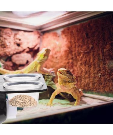 Mipcase Magnetic Reptile Ledge- Crested Gecko Feeding Ledge with 10 Bowls Reptile Feeding Cups Reptile Water and Food Dish with Suction Cup 11.7X6.3X5.7CM - Buy Online on GoSupps.com