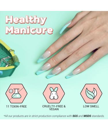 Modelones Gel Nail Polish - 6 Colors Summer Gel Polish Popular Bright Yellow Pink Gel Nail Soak Off U V Gel Nail Kit Beauty Gifts Set Box - Buy Online on GoSupps.com