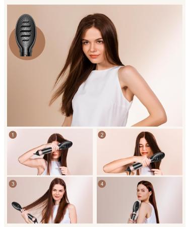OKWRAP 4 in 1 Hair Dryer Brush - Black - Buy Online on GoSupps.com