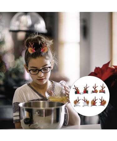 4 Pairs Antler Hair Clips Reindeer Hair Clips Christmas Reindeer Antlers Hair Clips Cute Reindeer Hair Barrettes for Women and Girls - Buy Online on GoSupps.com