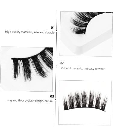 Angoily 5 Pairs Artificial False Eyelashes Creative Fake Eyelashes Cosmetics Tools Makeup Tool Long Extension False Lash Women Makeup Eyelash Curl Genuine Lashes Unique 3d Chemical Fiber - Buy Online on GoSupps.com