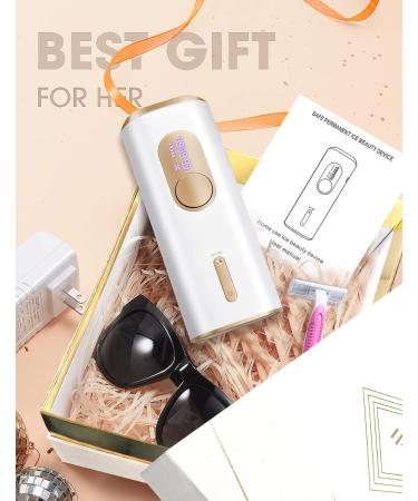 Gollerry Mrs IPL Laser Hair Removal Device | Permanent Hair Removal for Women | Sapphire Ice-Cooling IPL | FDA Cleared | 999999 Flashes | Home Use - Buy Online on GoSupps.com