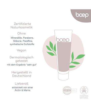 Boep Baby Cream | Vegan Natural Face Cream for Babies & Children | Midwife Recommended | Organic Calendula Shea Butter & Almond Oil | Doctor Developed (100ml) - Buy Online on GoSupps.com