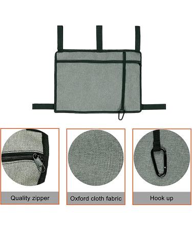 Wheelchair Side Armrest Storage Bag - Multi-Pocket Walker Storage Bag with Water Cup Cover - Suitable for Walkers Walkers Electric Manual or Electric Wheelchairs - Buy Online on GoSupps.com