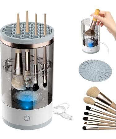 2024 New Electric Makeup Brush Cleaner Cosmetic Brush Cleaner Makeup Brush Cleaner Automatic Spinning Makeup Brush Cleaner Fit For All Size Makeup Brush - Buy Online on GoSupps.com