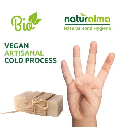  Naturalma Naturalma Organic Vegetable Handcrafted Soap with Tea Tree and Neem Oil 2 x 100g low-temperature vegetable processing - Buy Online on GoSupps.com