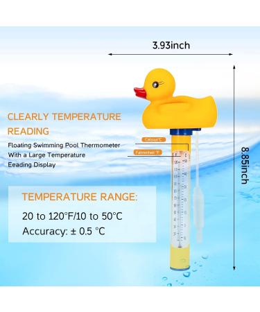 Buy Floating Pool Thermometer - Accurate Water Temperature Gauge for Pools Aquariums & Fish Ponds - Ideal for Indoor & Outdoor Use - Buy Online on GoSupps.com