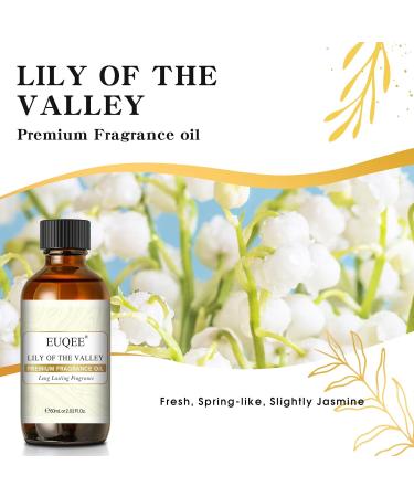 Lily of The Valley Fragrance Oil 60ml - Essential Oil for Diffusers & Candle Making - Aromatherapy Scent - 60.00 ml (Pack of 1) - Buy Online on GoSupps.com