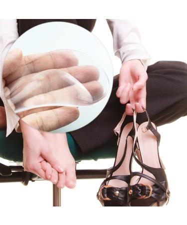 2pairs Clear Gel Arch Support Insoles Orthotic Insoles Silicone Orthopedic Foot Insoles Flat Feet Arch Support Plantar Fasciitis Shoe Arch Support Gel High Heel Inserts Cushion Pads for Women Men - Buy Online on GoSupps.com