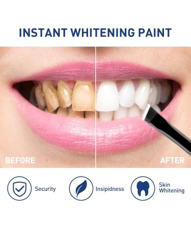 Tooth Paint Whitening Gel - Instant Stain Remover for Brighter Teeth (2pcs) - Buy Online on GoSupps.com
