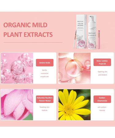 Buy Breylee Eyelash Shampoo - 200ml Eyelash Care for Salon & Home Use Eyelash Extension Makeup Remover with 2 Brushes | International Shipping - Buy Online on GoSupps.com