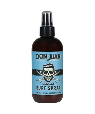 Don Juan Sea Salt Hair Styling Surf Spray | Light Hold | Adds Volume and Texture To Hair | Natural Ingredients | Surf Wax Scent  8 fl oz