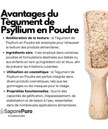 T guments de Psyllium 500 gr - Fibre de psyllium - Puret 99% - Sans gluten - Buy Online on GoSupps.com