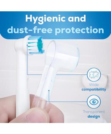 Replacement Toothbrush Heads Compatible with Oral-B Braun | Pack of 8 Precision Refills for Electric Brush Heads - Fits Oral-B 7000 Pro 1000 9600 500 3000 8000 Vitality Plus - Buy Online on GoSupps.com
