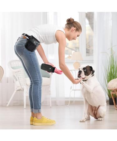 Skyfang Hundeleckerli Pocket for Pets - Veavier Dog Treats & Removable Water Bottle Pocket | Black & Green - Buy Online on GoSupps.com