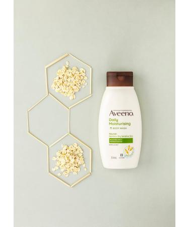 Aveeno Daily Moisturizing Body Wash - Women's Men's - Sensitive Combination Skin - Hydrating Soap-Free 354mL (Packaging May Vary) 354 ML - Buy Online on GoSupps.com