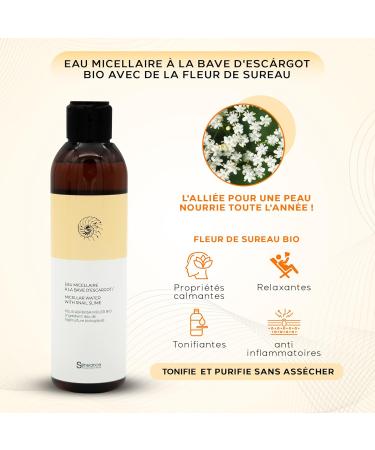 SKINEANCE - Organic Micellar Water - Reduces skin imperfections - Smoothes wrinkles - Moisturizes and nourishes the skin - All skin types - 200 ml - Buy Online on GoSupps.com