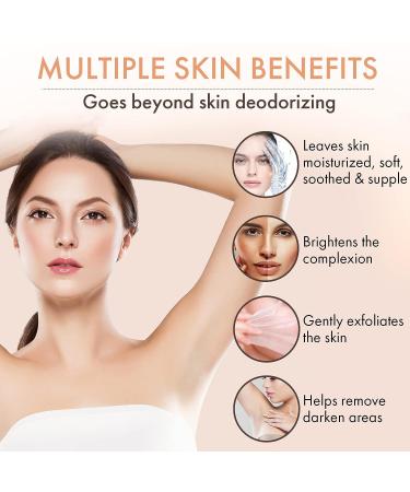 Persimmon Body Wash for Body Odor Control with Japanese Persimmon & Green Tea Extract - Skin Brightening, Hyperpigmentation, Dark Underarms - Deodorizing Soap for Nonenal Odor Elimination - Buy Online on GoSupps.com