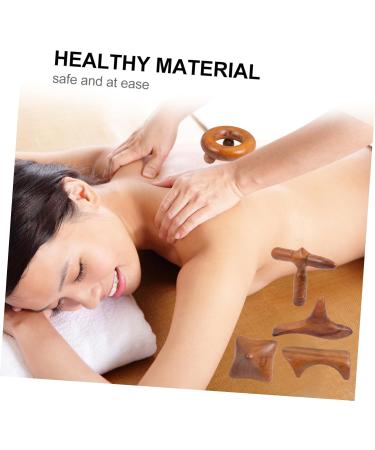 FRCOLOR 10-Pack Sandalwood Triangular Gua Sha Massage Device | Neck & Foot Massage Cushion | Health Massage Board Spa - Buy Online on GoSupps.com