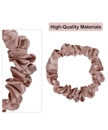 Molain 12-Piece Thin Satin Hair Rubber Set | Non-Slip Ponytail Holders & Elastic Tie Ropes | Multi-Colored Silk Hair Bands for Women & Girls - Buy Online on GoSupps.com