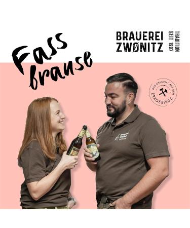 Brauerei Zwnitz Rhabarberschorle 18-Pack - Refreshing Rhubarb Juice Spritzer in 0.33L Glass Bottles | Authentic Saxon Lemonade | International Shipping Available - Buy Online on GoSupps.com