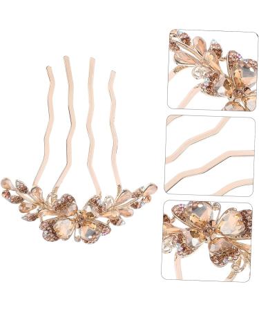 DRESSOOS Hair Comb Rhinestone Clips Rhinestone Hair Pin Hair Side Comb Rhinestone Hair Clips Hair Accessories for Women Bride Hair Accessories Tiara Decorate Bow Tie Mother Metal - Buy Online on GoSupps.com