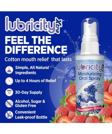 Advanced Dry Mouth Spray - Hyaluronic Acid & Xylitol - Strawberry Flavor | Saliva Substitute for Ultimate Relief - Buy Online on GoSupps.com