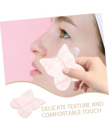 Buy Beavorty Rose Quartz Gua Sha Butterfly Board - Facial Massage Tool for Skin Care & Spa | Pink Crystal 8.5x7cm - Buy Online on GoSupps.com